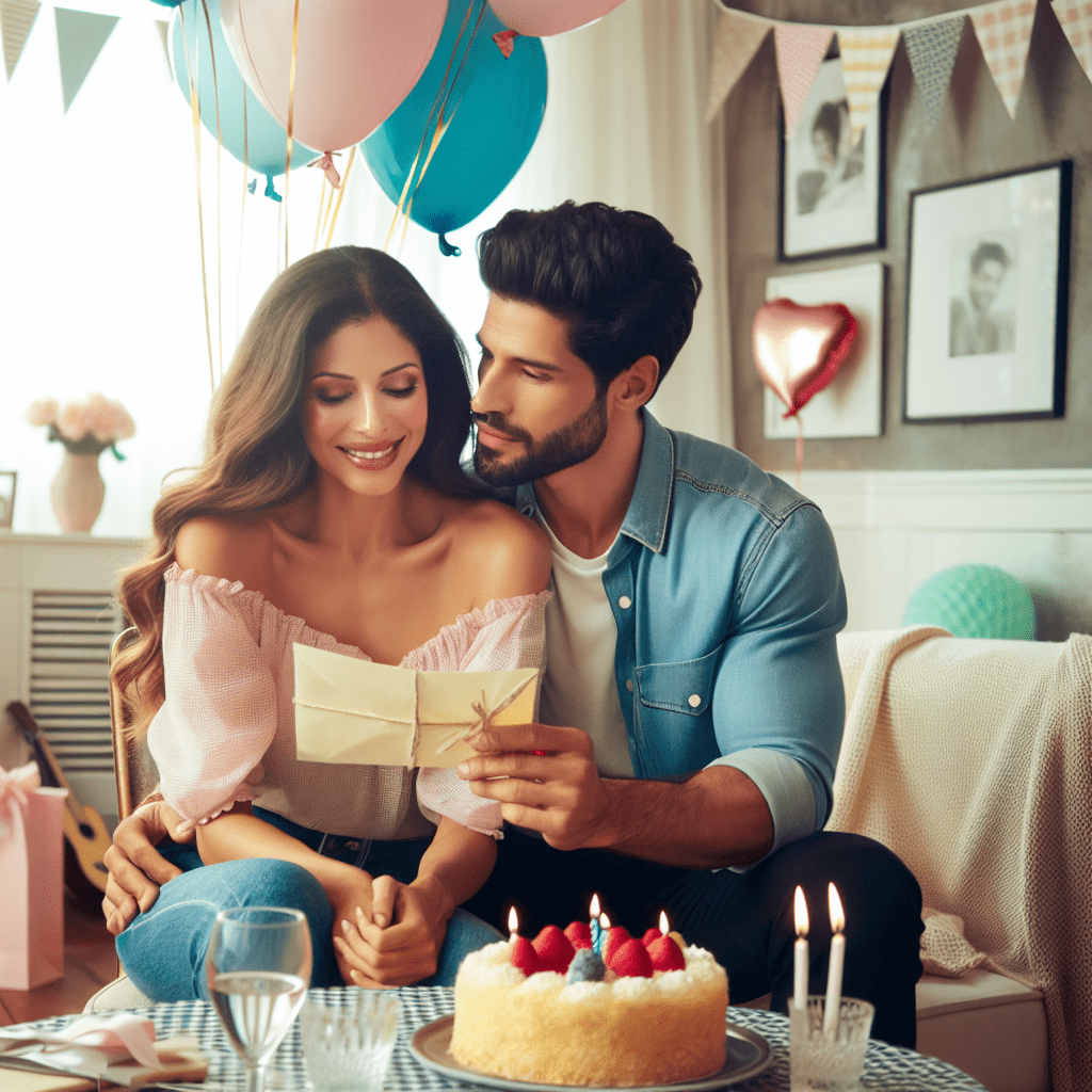 Mi amada esposa, sumida en la dulce lectura de una carta de amor.