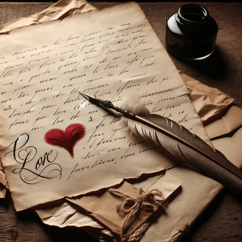 Reconciliación leyendo carta de amor con sonrisa en el rostro.
